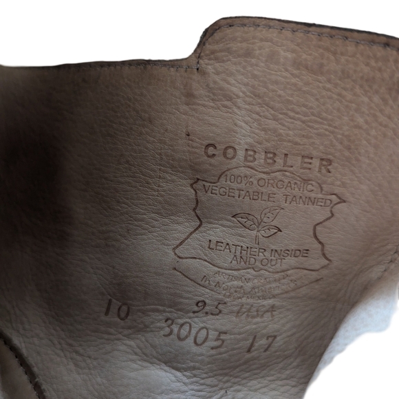 BED STU Sz 9.5 Blaire heeles brwn/blk Lace Up Back Ankle Booties - Picture 5 of 5